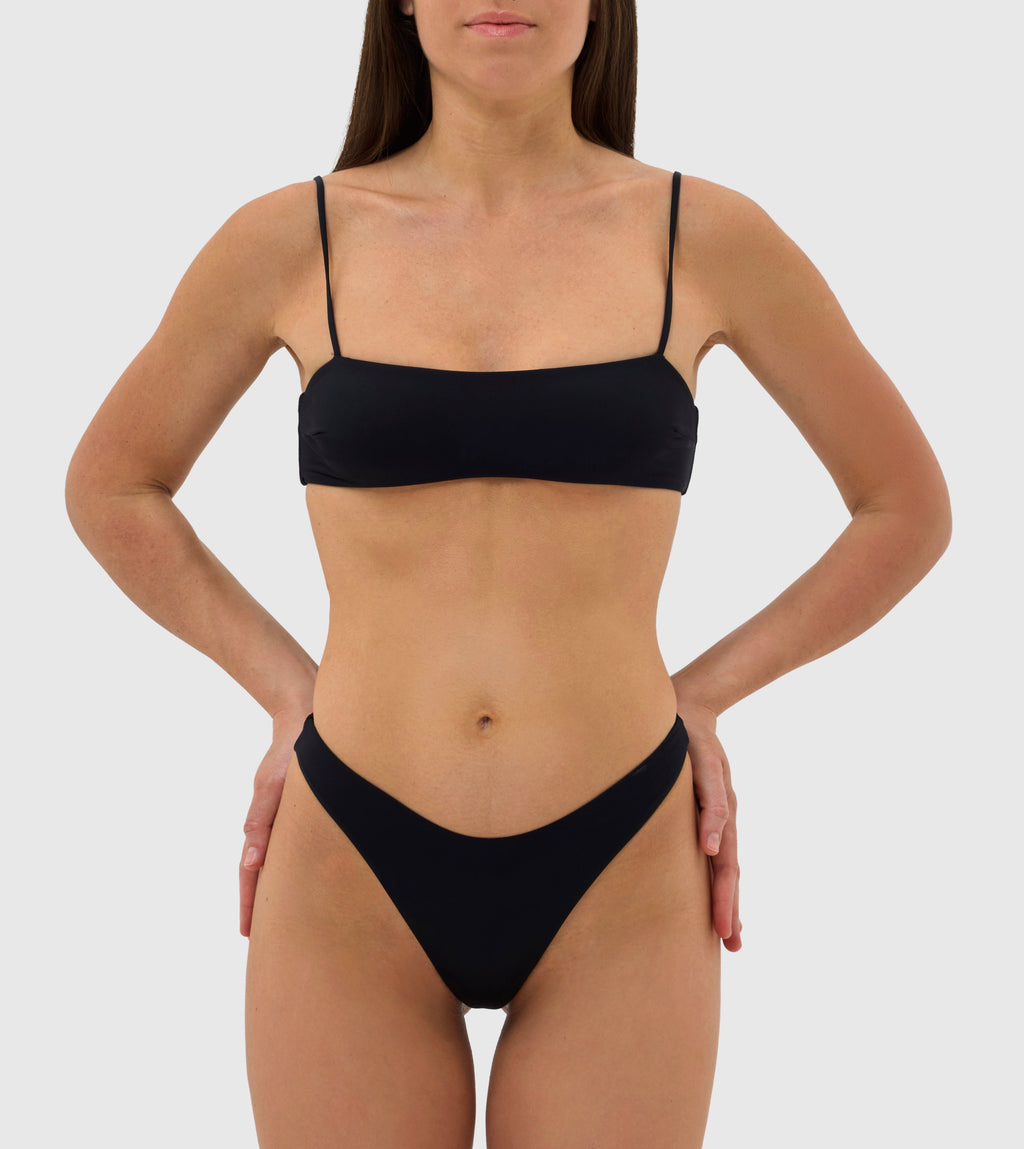 Top Mila - nero mare